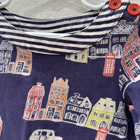 Mini Boden Blue Houses Tunic - Picture 3 of 7